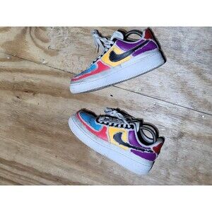 Nike Women's Air Force 1 '07 LX Reveal Tearaway CJ1650-100 Multicolor 6.5